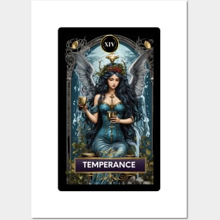 Temperance Card from The Mermaid Tarot Deck Posters and Art